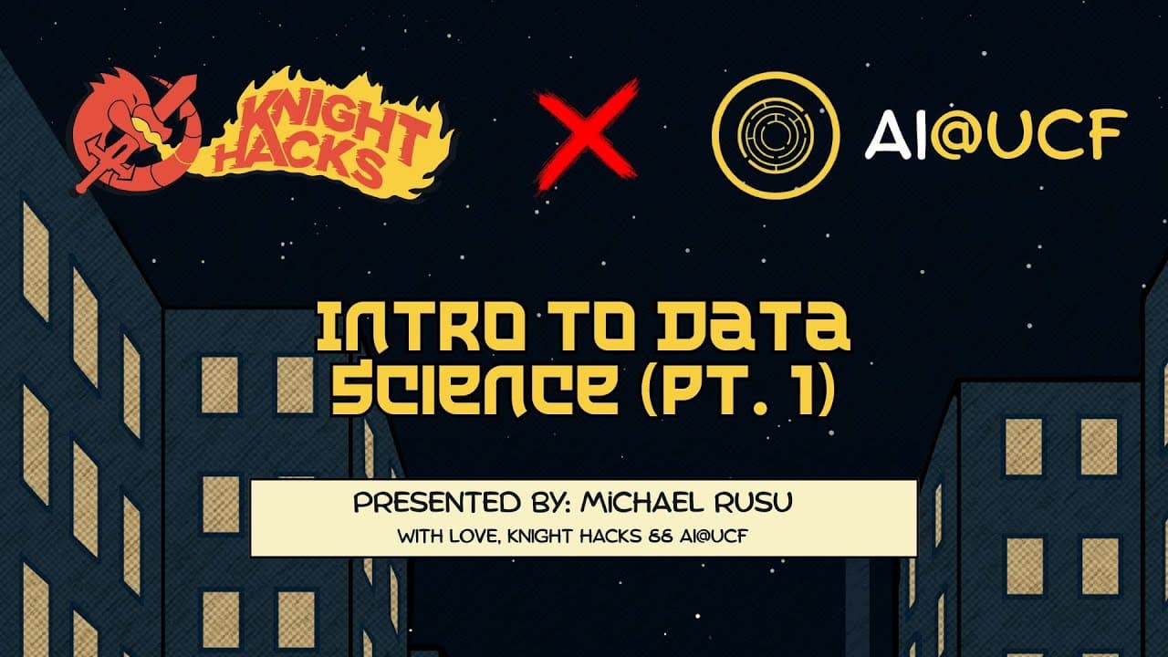 Intro to Data Science workshop thumbnail